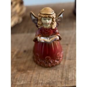 Ceramic Angel Christmas Bell